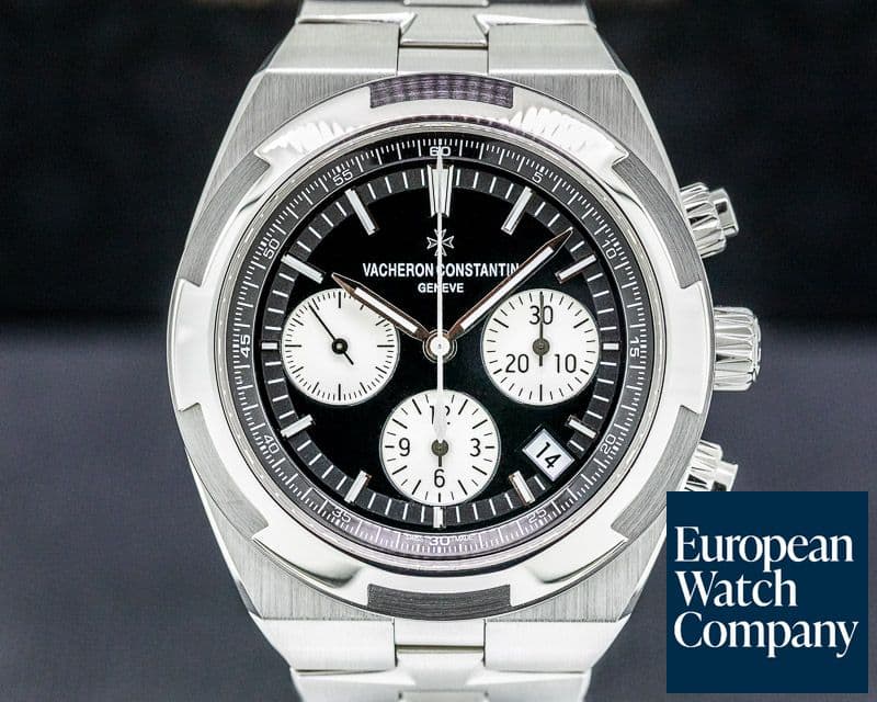 Image of Vacheron Constantin Overseas Chronograph Black Panda Dial SS / SS