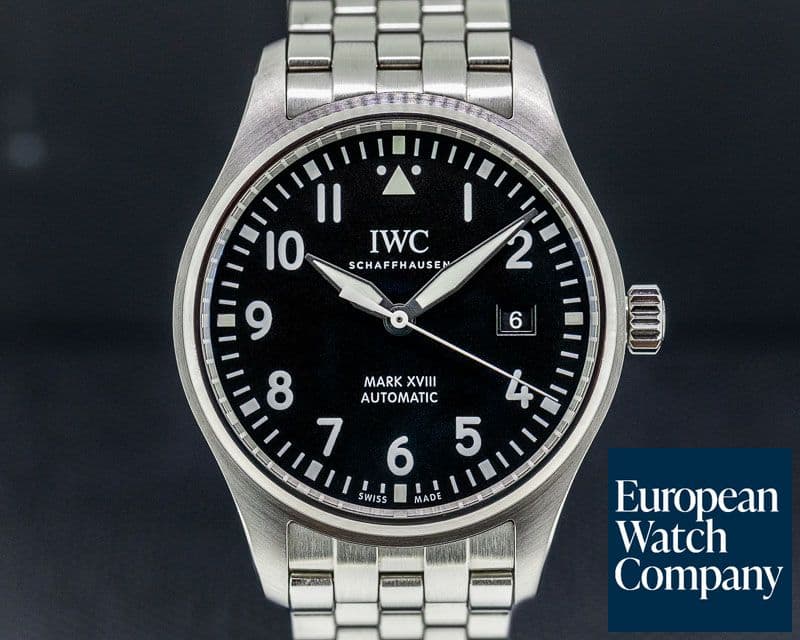 Image of IWC Mark XVIII Black Dial SS / SS