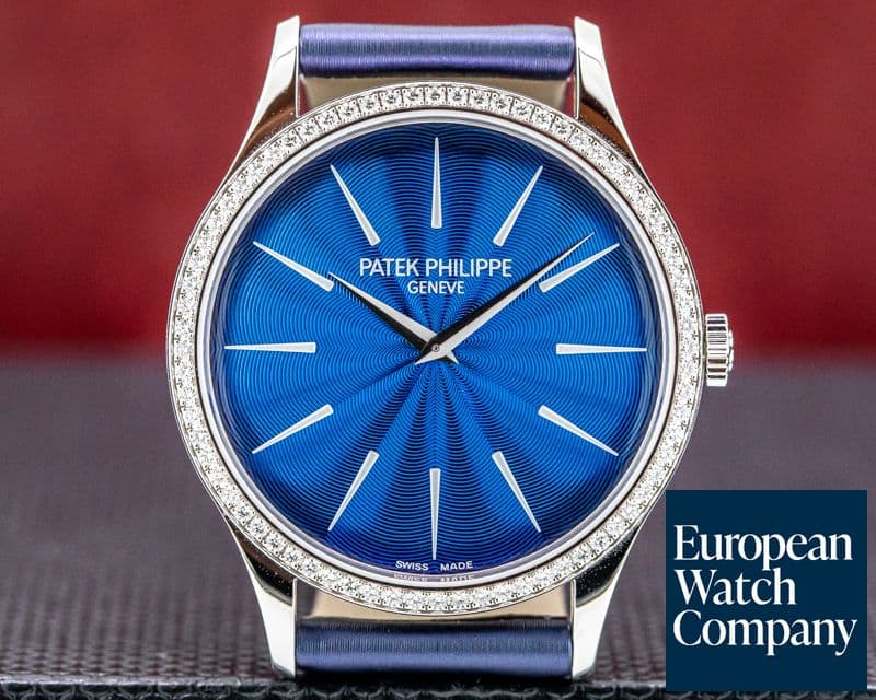 Image of Patek Philippe Calatrava Ladies 18K White Gold Diamonds Manual Wind 33MM