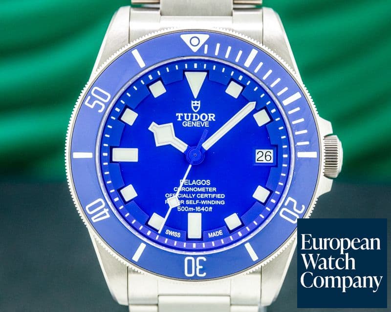 Image of Tudor Pelagos Blue Dial In-House Caliber Titanium 