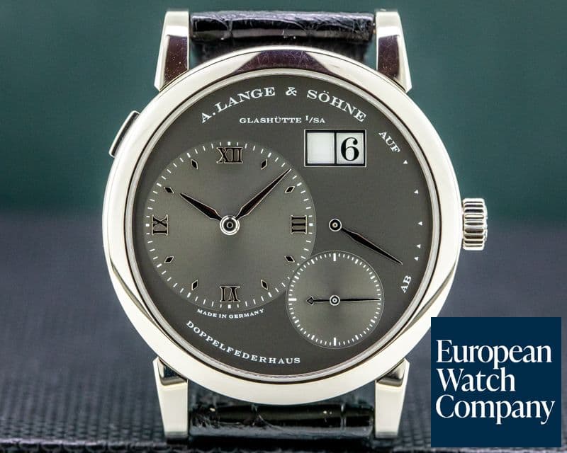 Image of A. Lange and Sohne Lange 1 101.030 Grey Slate Dial White Gold 