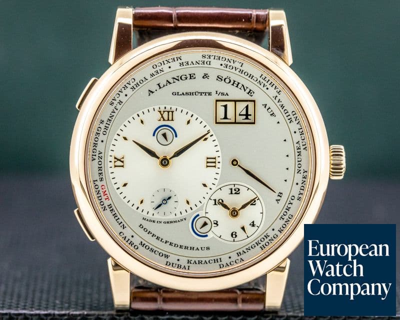 Image of A. Lange and Sohne Lange 1 116.032 Time Zone 18K Rose Gold 