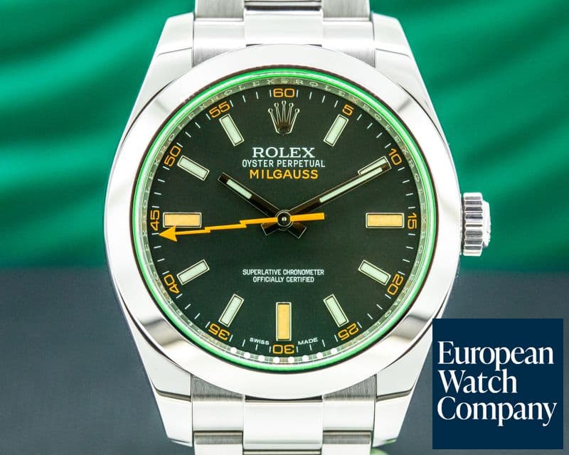 Image of Rolex Milgauss 116400GV Green Crystal Edition 2020