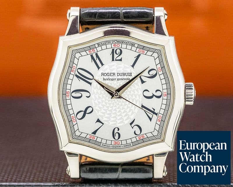 Image of Roger Dubuis Sympathie S37 18K White Gold RARE FULL SET