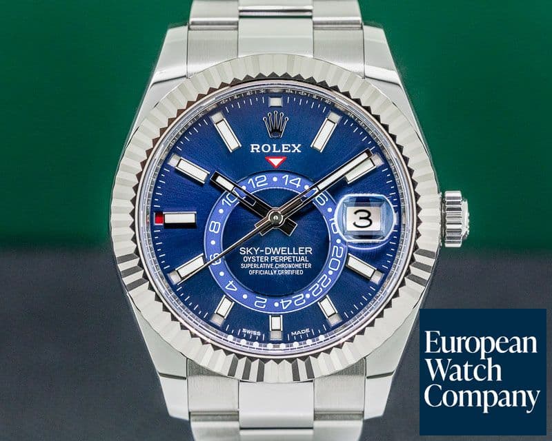 Image of Rolex Sky Dweller 326934 Steel Blue SS / Bracelet 2019
