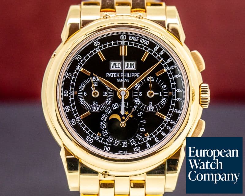 Image of Patek Philippe 5970/1R UNIQUE PIECE Rose Gold Black Dial / Rose Bracelet WOW