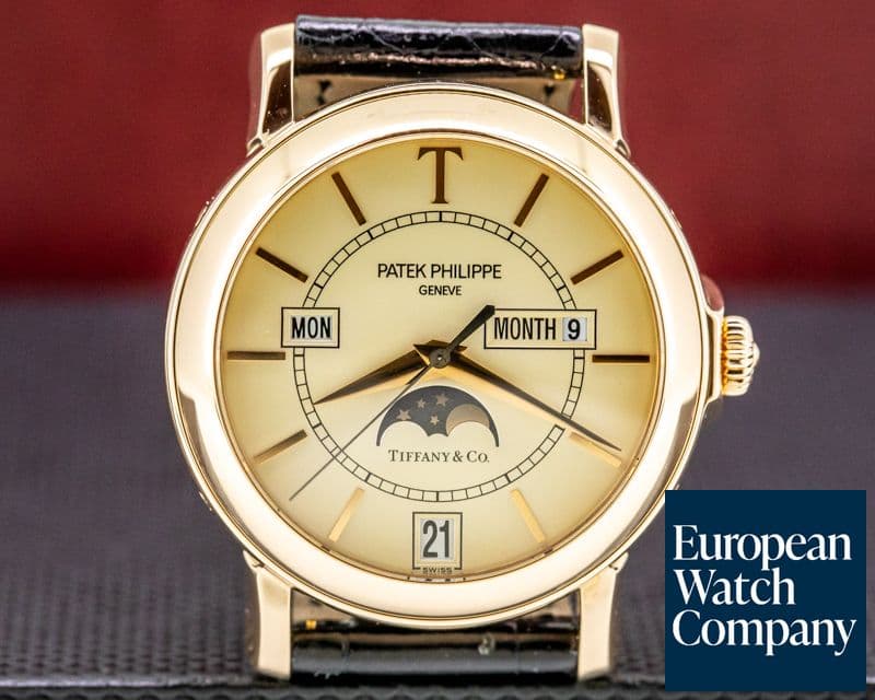 Image of Patek Philippe Annual Calendar "Tiffany" Limited Edition 18K Rose Gold 