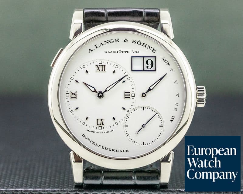 Image of A. Lange and Sohne Lange 1 18K White Gold Silver Dial