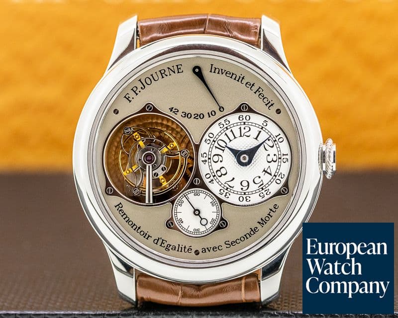 Image of F. P. Journe Tourbillon Souverain Remontoir "Dead Beat Seconds" Platinum 40MM 