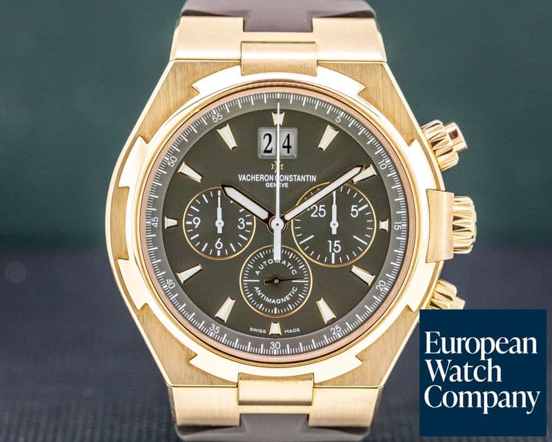Image of Vacheron Constantin Overseas Chronograph 49150/000R Rose Gold FULL SET 