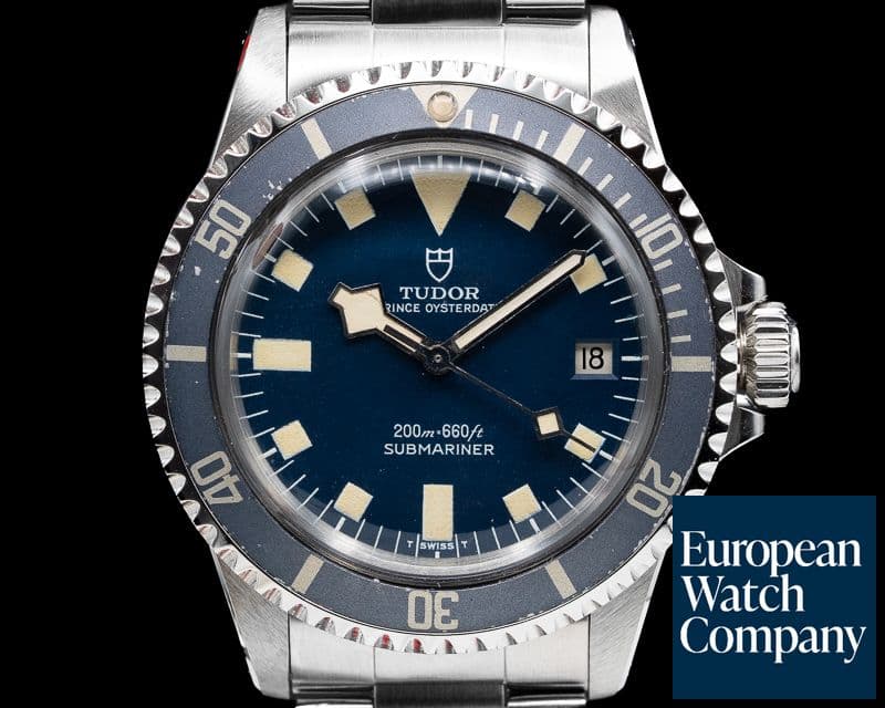 Image of Tudor Vintage Snowflake Submariner Blue Dial PERFECT PATINA c. 1976