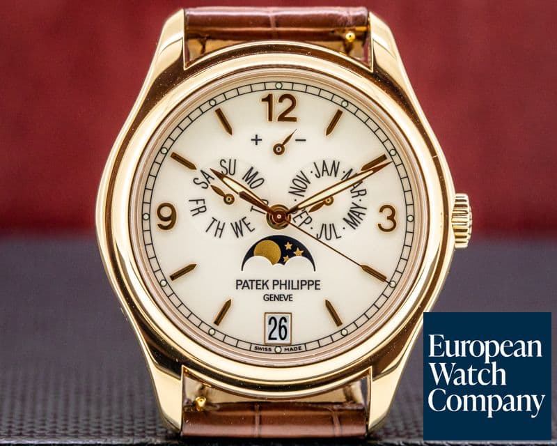 Image of Patek Philippe Annual Calendar 5146R 18K Rose Gold Porcelain Dial 39MM
