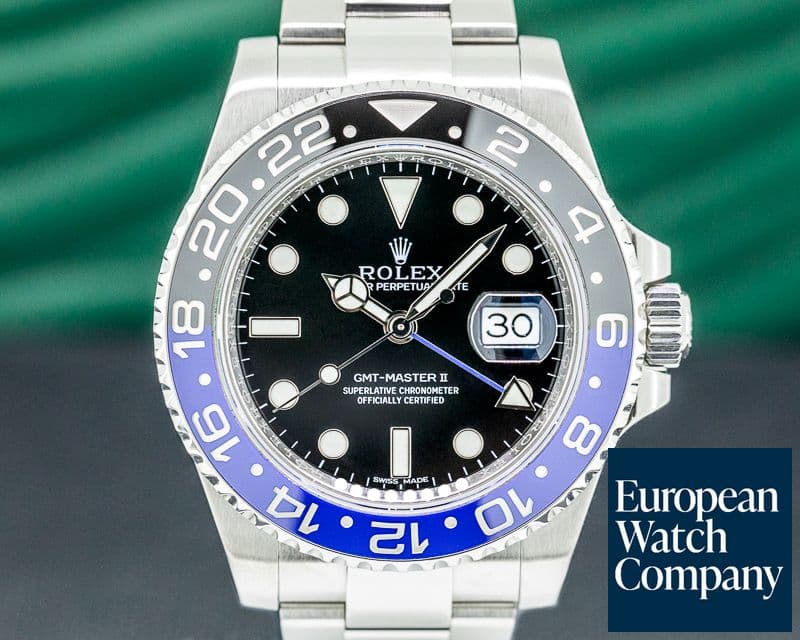 Image of Rolex GMT Master II 116710 Ceramic Black & Blue "Batman" SS 