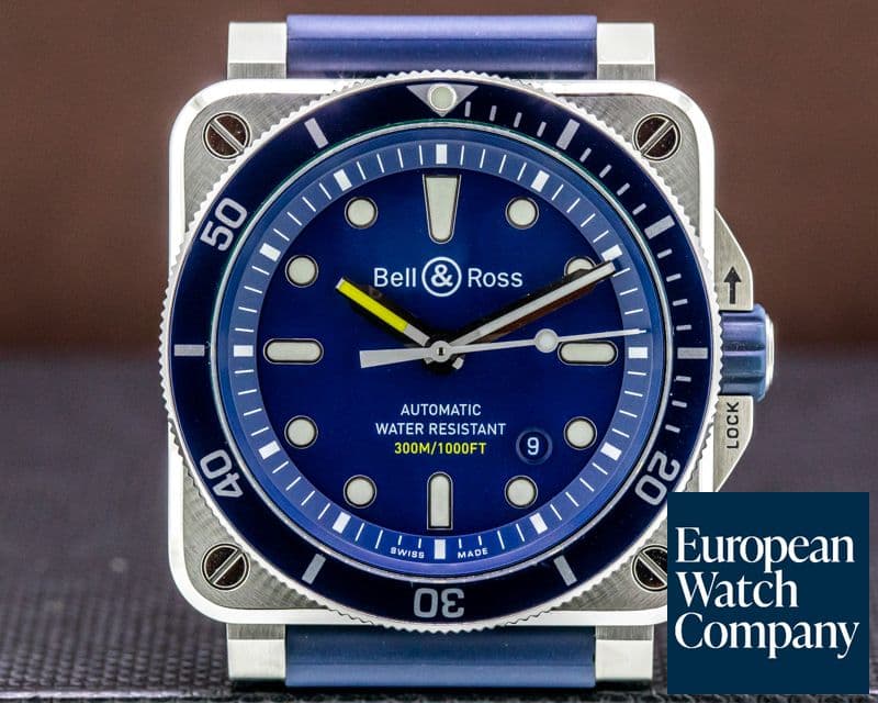 Image of Bell & Ross BR 03-92 Diver Blue Dial Automatic 42mm Stainless