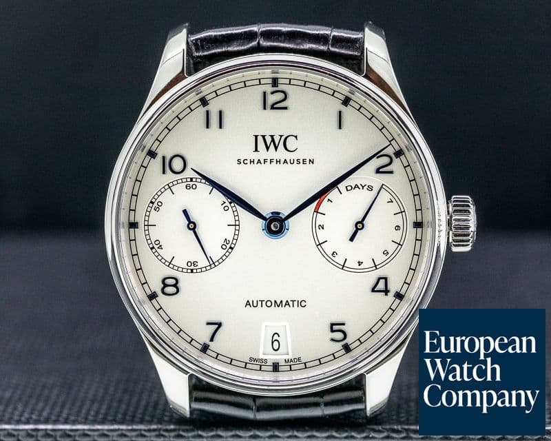 Image of IWC Portugieser 7 Day Automatic SS Silver Dial