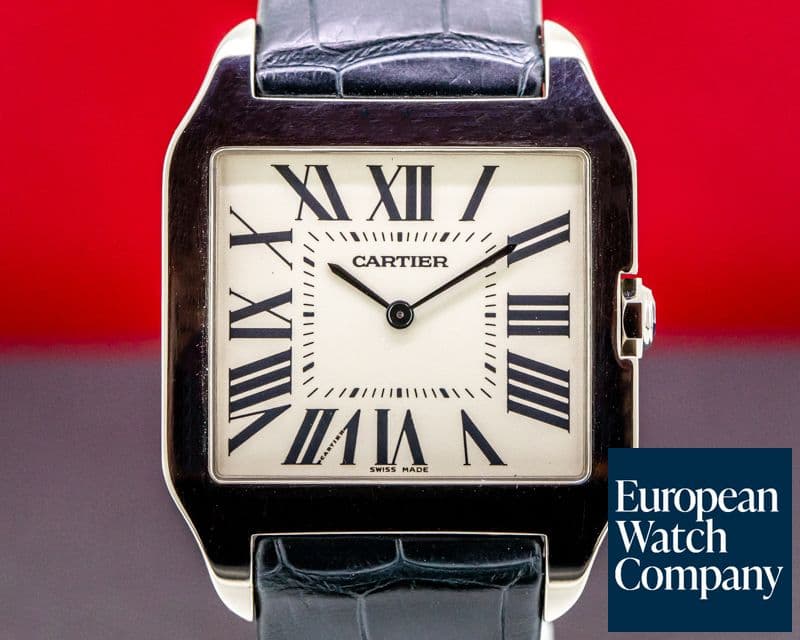 Image of Cartier Santos Dumont White Gold Manual Wind 