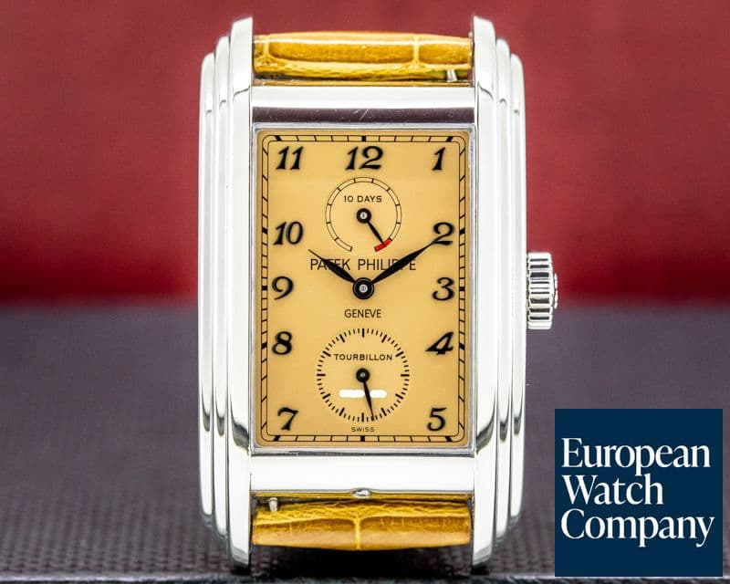 Image of Patek Philippe 10 Day Tourbillon 5101P Platinum / Salmon Dial FULL SET 