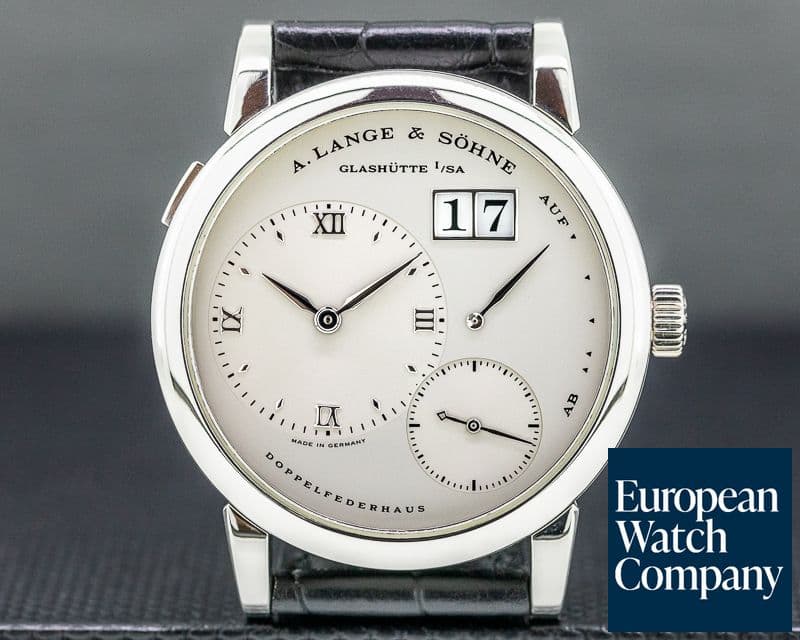 Image of A. Lange and Sohne Lange 1 101.025 Platinum "STEALTH" Silver Dial
