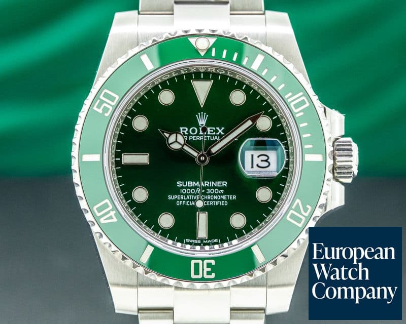 Image of Rolex Submariner "Hulk" Green Ceramic Bezel Green Dial SS UNWORN 2020