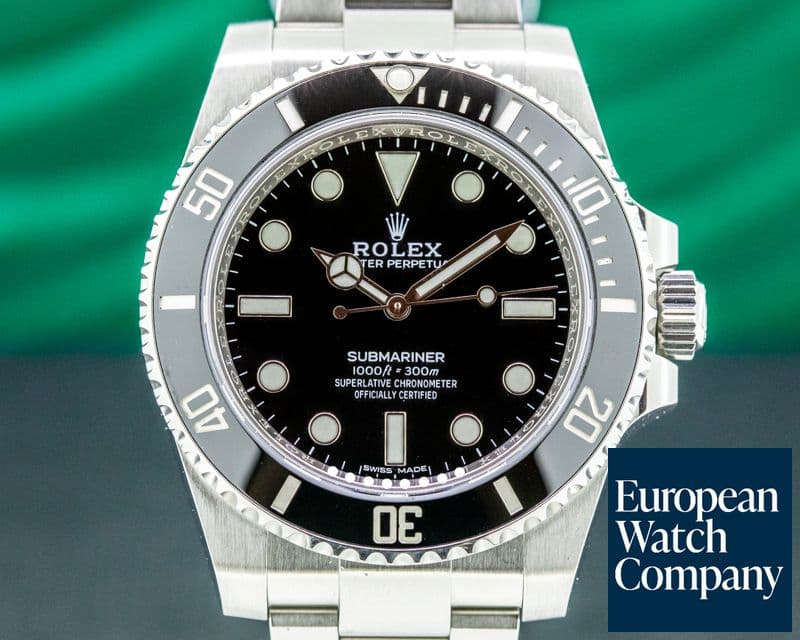 Image of Rolex Submariner 114060 No Date Ceramic Bezel SS 2020