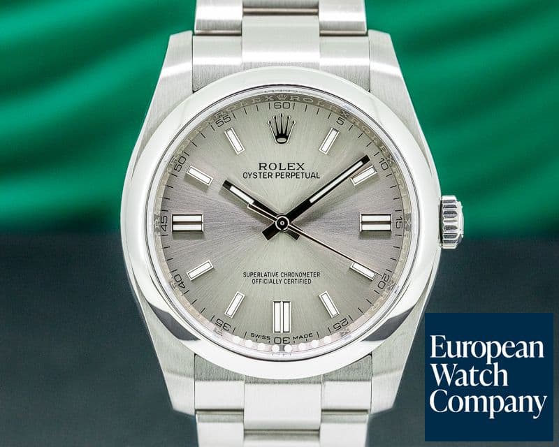Image of Rolex Oyster Perpetual 116000 SS Rhodium Dial 