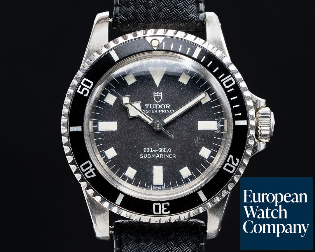 Image of Tudor Submariner 7016 Black Matte Dial "Snowflake" No-Date