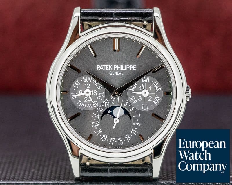 Image of Patek Philippe Perpetual Calendar Platinum Charcoal Grey 5140P 2020