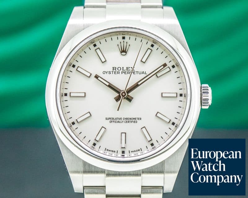 Image of Rolex Oyster Perpetual 114300 SS White Stick Dial 