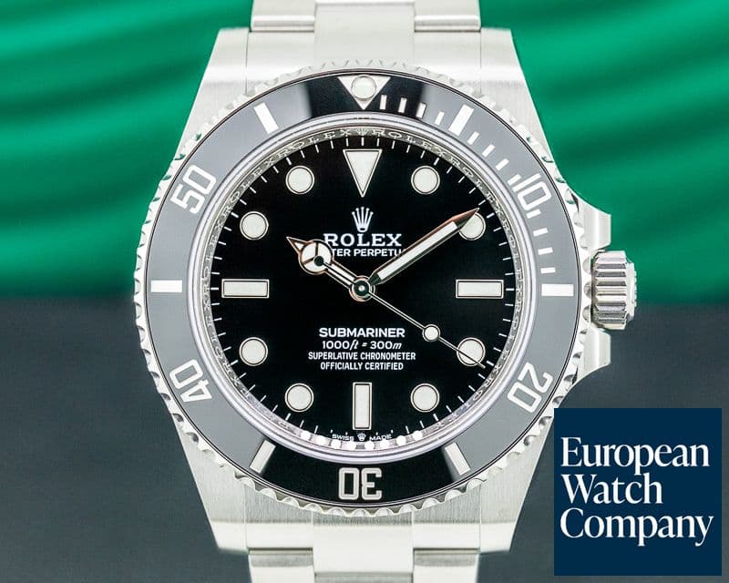 Image of Rolex Submariner 124060 No Date Ceramic Bezel 41MM UNWORN