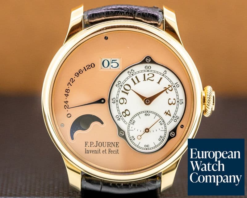 Image of F. P. Journe Octa Lune Automatic 18k RG / Rose Dial 40MM 2020 + DEPLOYANT 