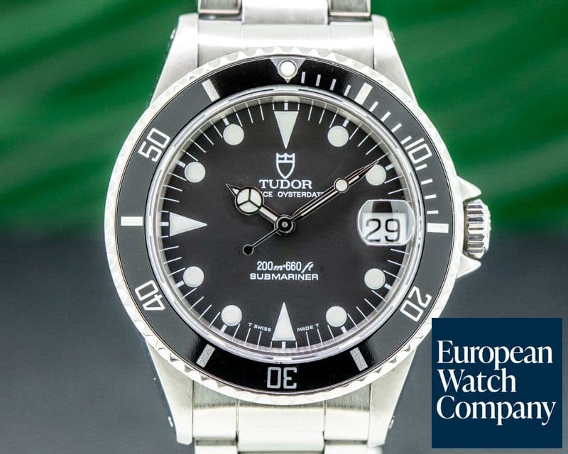 Image of Tudor Submariner MIDSIZE Black Dial FULL SET 36mm
