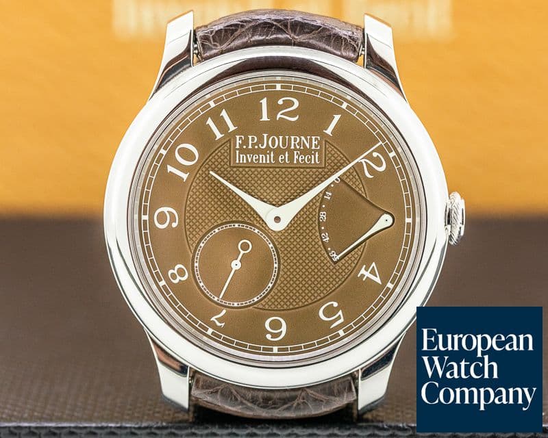 Image of F. P. Journe Chronometre Souverain Havana Platinum 40MM 
