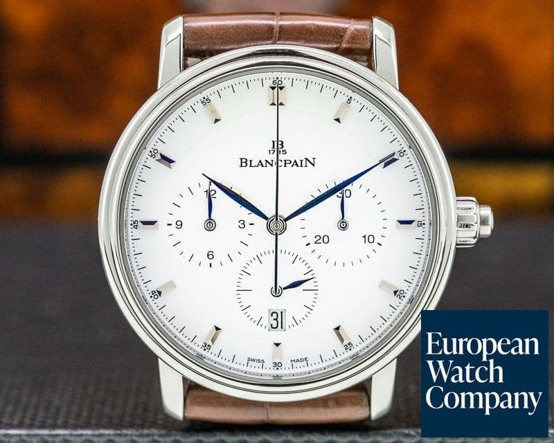 Image of Blancpain Villeret Chronographe Monopoussoir SS