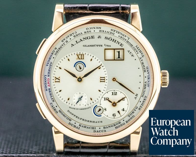 Image of A. Lange and Sohne Lange 1 116.032 Time Zone 18K Rose Gold 
