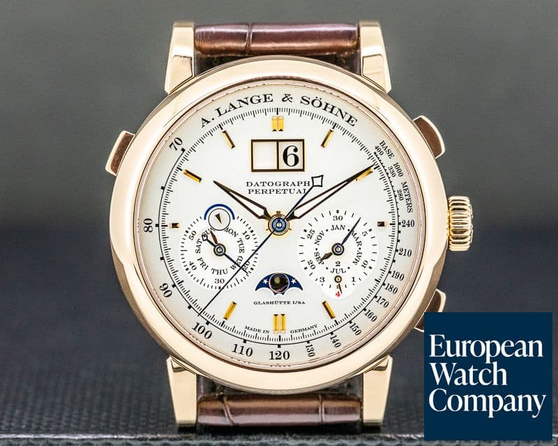 Image of A. Lange and Sohne Datograph Perpetual 410.032 Calendar Chronograph 18K Rose Gold 2020