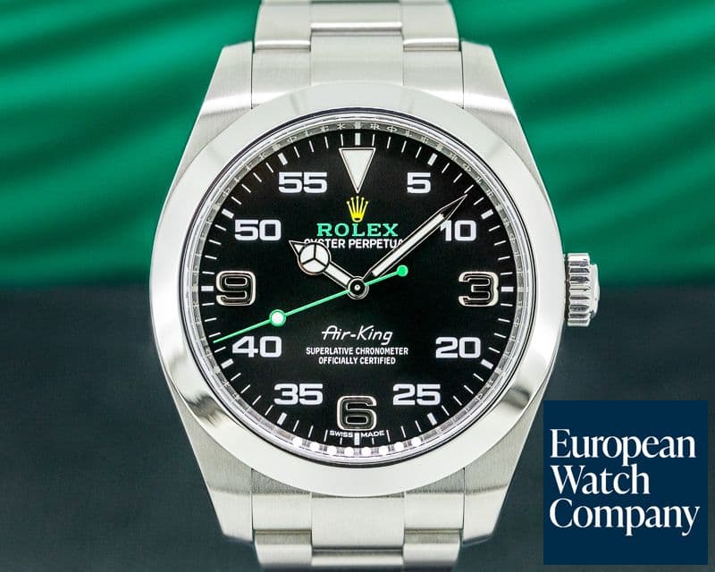 Image of Rolex Air King 116900 Black Dial SS 