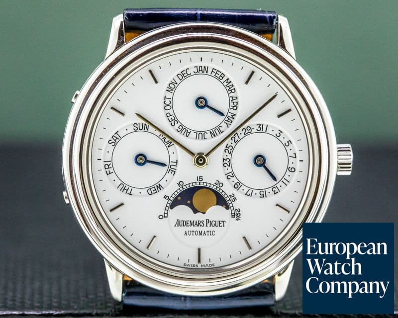 Image of Audemars Piguet Quantieme Perpetual Calendar Platinum Full Set RARE
