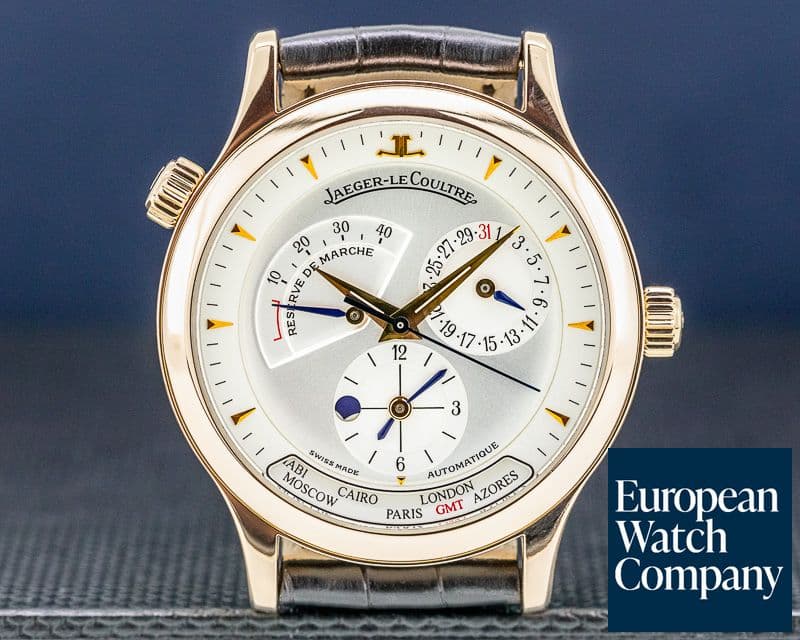 Image of Jaeger LeCoultre Master Geographic 18K Rose Gold 38MM