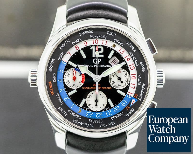 Image of Girard Perregaux World Time WW.TC Chrono SS USA 76