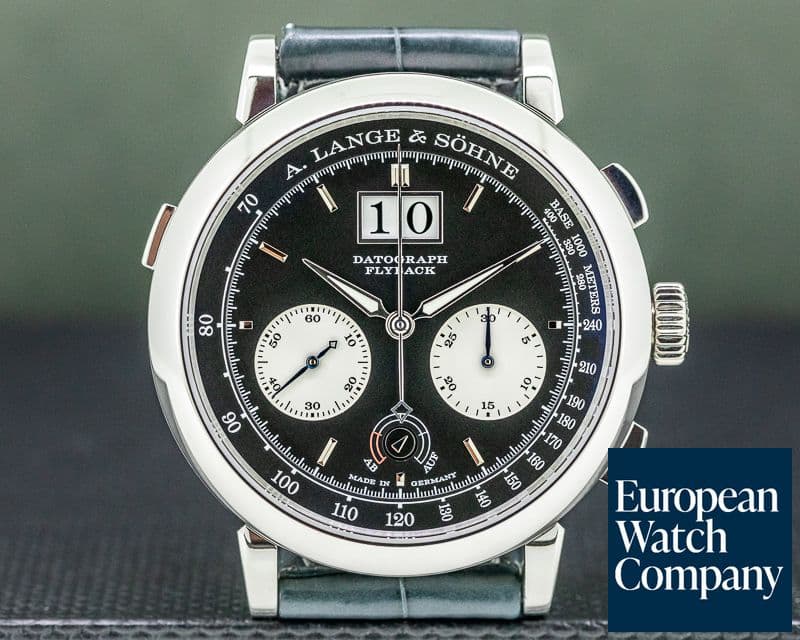 Image of A. Lange and Sohne Datograph 405.035 Up / Down Platinum Deployant FULL SET