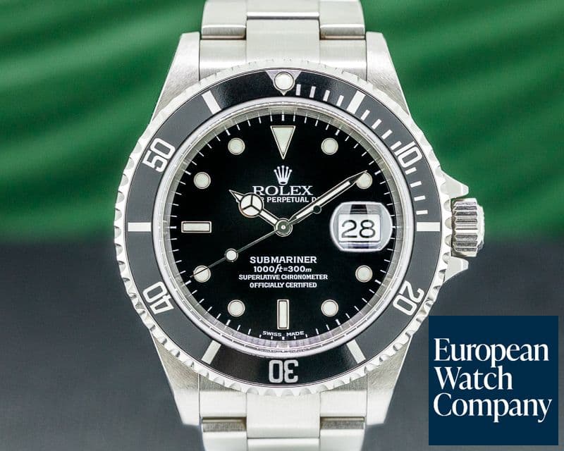 Image of Rolex Submariner 16610 Date SS SHARP
