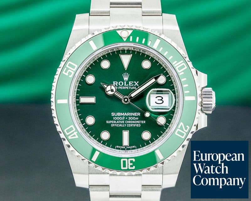 Image of Rolex Submariner "Hulk" Green Ceramic Bezel Green Dial SS UNWORN 2020