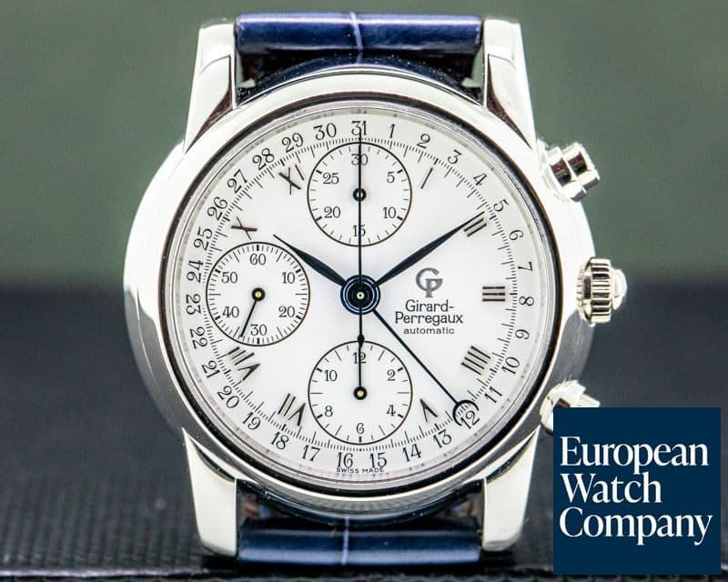 Image of Girard Perregaux Chronograph Platinum White Dial 