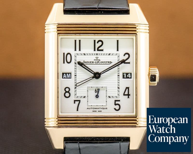 Image of Jaeger LeCoultre Reverso Squadra Hometime 18k Rose Gold 