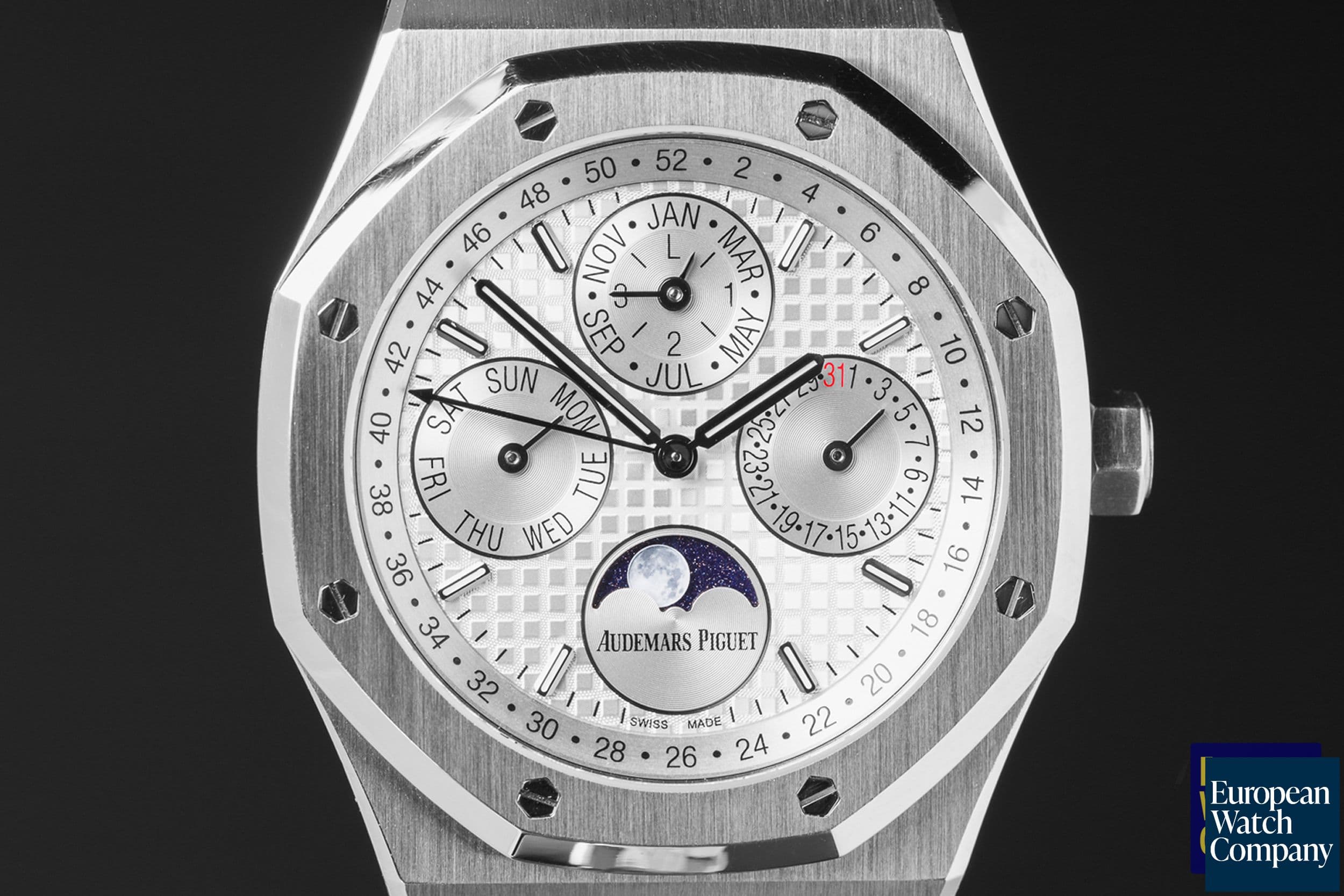 Image of Audemars Piguet Royal Oak 26574ST Perpetual Calendar SS Silver Dial  