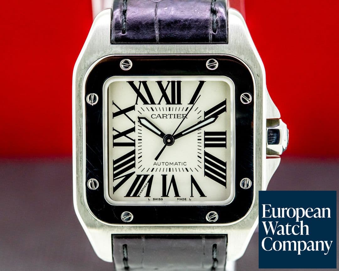 Image of Cartier Santos 100 SS Mid-Size Automatic 