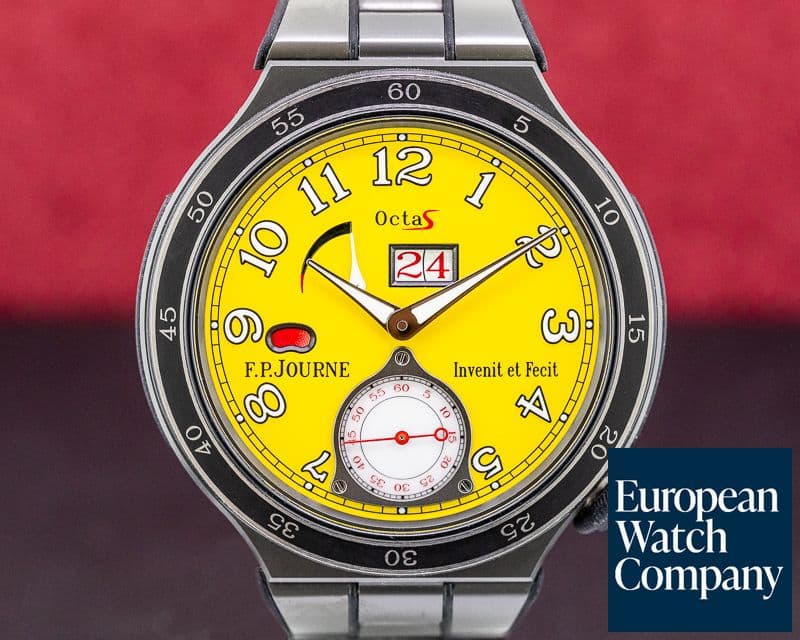 Image of F. P. Journe Octa Sport ARS Titanium Yellow Dial FULL SET
