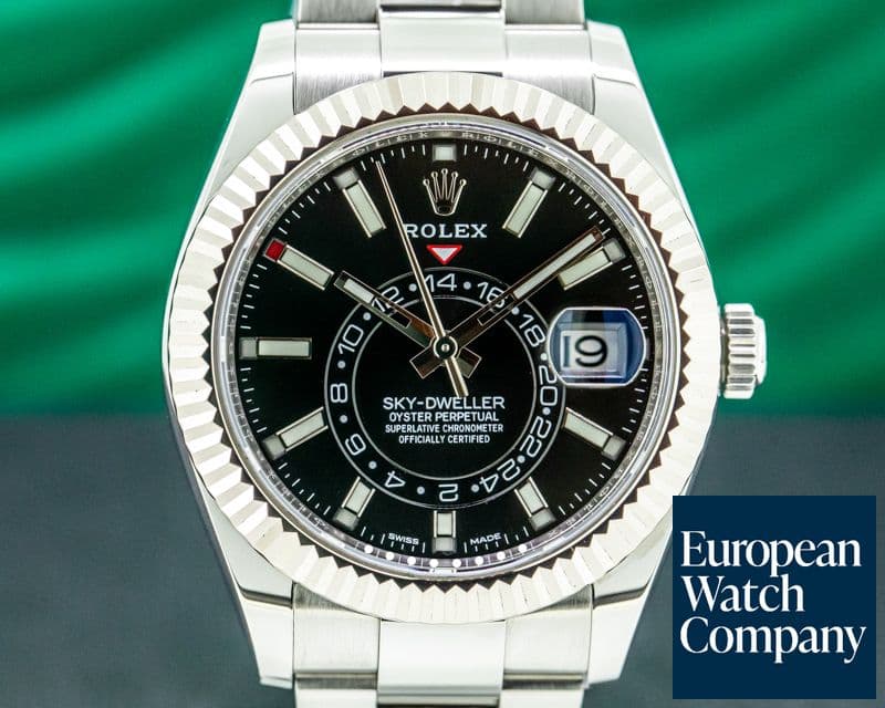Image of Rolex Sky Dweller 326934 Steel Black Dial 