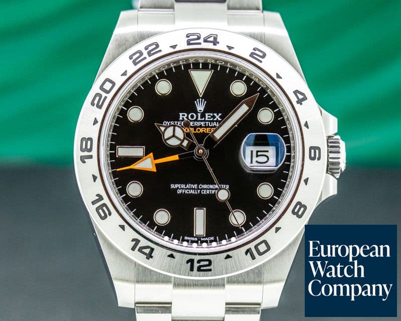 Image of Rolex Explorer II Black Dial SS / FULL SET 2018