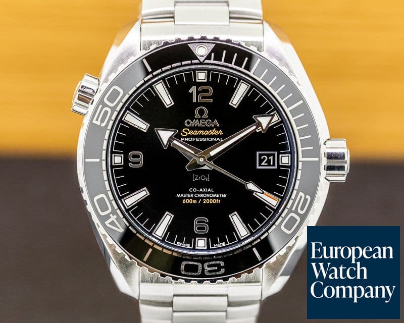 Image of Omega Seamaster Planet Ocean Co-Axial Black Dial SS / SS